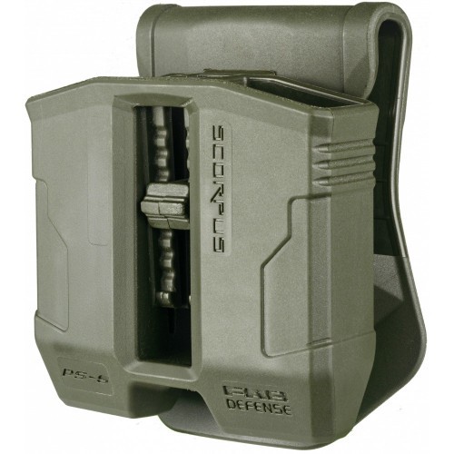Пенал двойной поворотный Fab Defense PS-9S SC-PS9SG для 9 мм стальных магазинов Зеленый