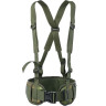 Пояс тактический RusForce TPlus (T010411) с плечевыми лямками Мультикам (Зелёный)