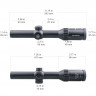 Прицел оптический Vector Optics Continental X6 1-6X24 IR SFP FP WP (SCOC-23P) Сетка 4A
