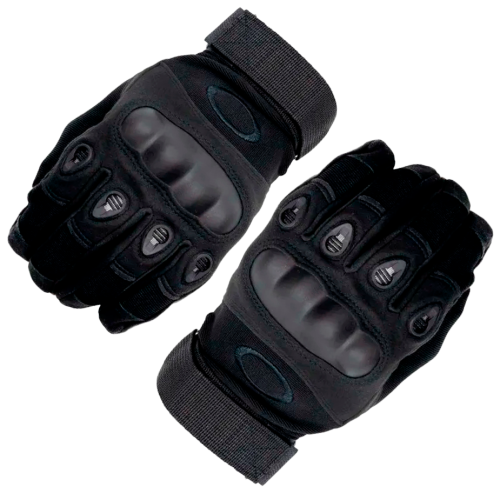 Перчатки тактические Oval полноразмерные Чёрный