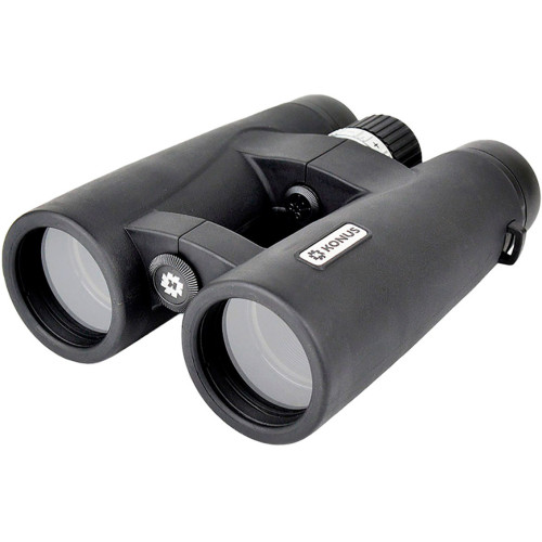 Бинокль Konus Mission-HD 10x42 WA Roof | BAK-4 Черный