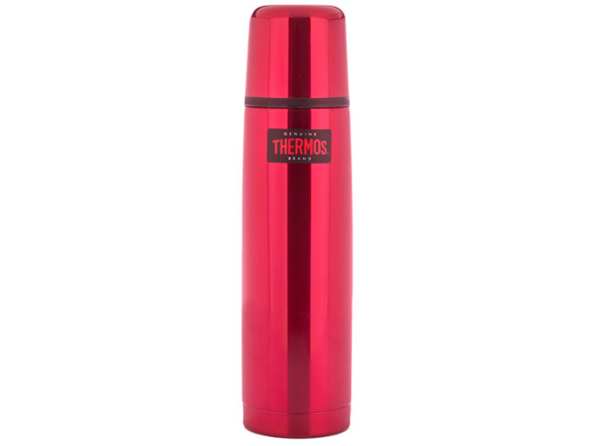 Термос для напитков THERMOS FBB-500 Red 0.5L, нержавеющая сталь, клапан, крышка-чашка, красный