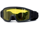 Очки-маска баллистические тактические ShotTime Puma, защитная, оправа чёрная, линза жёлтая