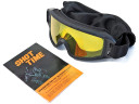 Очки-маска баллистические тактические ShotTime Puma, защитная, оправа чёрная, линза жёлтая