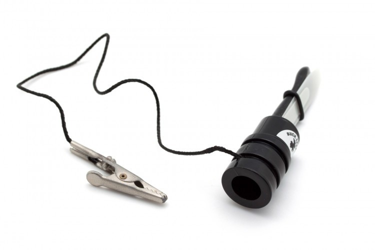 Манок духовой на лося Buck Expert Mini 70M крик самки пластик Чёрный