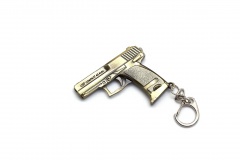 Брелок Microgun S Пистолет Heckler and Koch USP 45 Золотой
