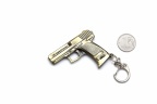 Брелок Microgun S Пистолет Heckler and Koch USP 45 Золотой