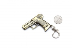Брелок Microgun S Пистолет Heckler and Koch USP 45 Золотой