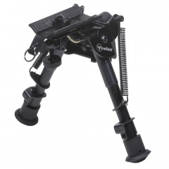 Сошки телескопические Firefield Stronghold FF34026 с креплением на Антабку и Weaver / Picatinny 15 - 22 см Чёрный