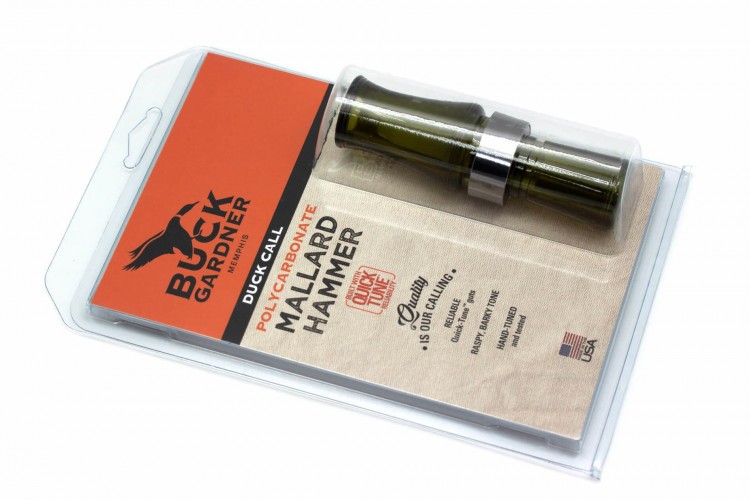 Манок духовой на утку крякву Buck Gardner Mallard Hammer Big Barrel MH-OLV Олива