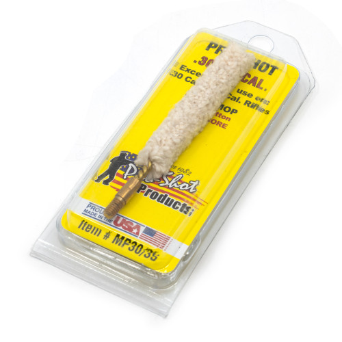 Ерш пуховка для чистки оружия Pro Shot MP30-35 для .30 - .35 калибра Папа 8/32 Хлопок