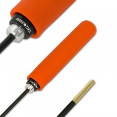 Шомпол в оплетке Bore Tech Proof-Positive BSTX-2209-RF для .22 - .45 калибра Мама 8/32 D=5 мм L=23 см Сталь