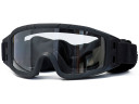 Очки-маска баллистические тактические ShotTime Puma, защитная, оправа чёрная, линза прозрачная