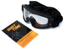 Очки-маска баллистические тактические ShotTime Puma, защитная, оправа чёрная, линза прозрачная