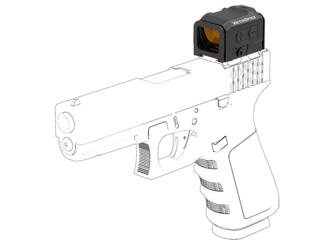 Прицел коллиматорный Vector Optics Frenzy Plus 1x18x22 GenII Закрытый DOT 3 MOA