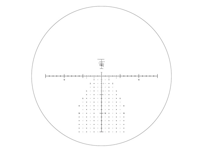 Труба зрительная Vector Optics Continental 20-60x80 ED Сетка MIL FFP Черный