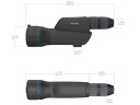 Труба зрительная Vector Optics Continental 20-60x80 ED Сетка MIL FFP Черный