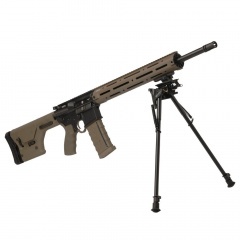 Сошки телескопические Firefield Stronghold FF34028 с креплением на Антабку и Weaver / Picatinny 35 - 66 см Чёрный
