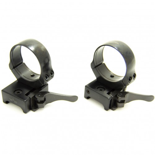 Кольца для прицела EAW Apel (365-80800) быстросъемные D=25.4 мм H=20 мм на Weaver | Высокий