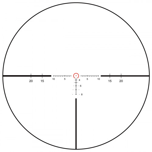 Прицел оптический Vector Optics Continental X8 1-8X24 IR FFP FP WP (SCOC-T37P) Сетка BDC