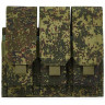 Подсумок поясной Rusforce Tactical Pouch Triple закрытый для 3-х магазинов АК Цифра