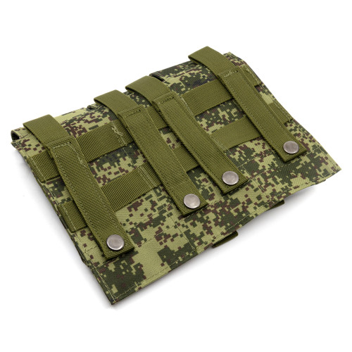 Подсумок поясной Rusforce Tactical Pouch Triple закрытый для 3-х магазинов АК Цифра