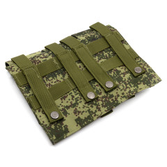 Подсумок поясной Rusforce Tactical Pouch Triple закрытый для 3-х магазинов АК Цифра