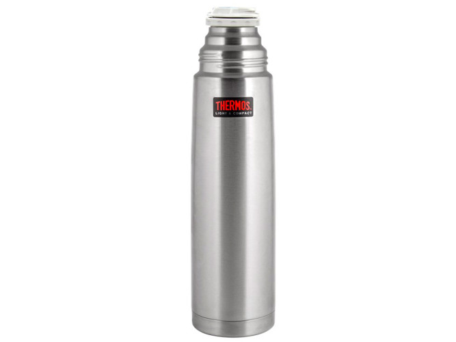 Термос для напитков THERMOS FBB-750 B SBK 0.75L, нержавеющая сталь, клапан, крышка-чашка, стальной