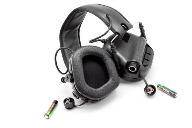 Наушники стрелковые активные Earmor ME4-BK-NOGEL (22-82 ДБ)