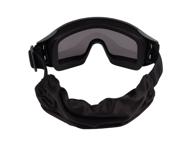 Очки-маска баллистические тактические ShotTime Puma, защитная, оправа чёрная, линза серая