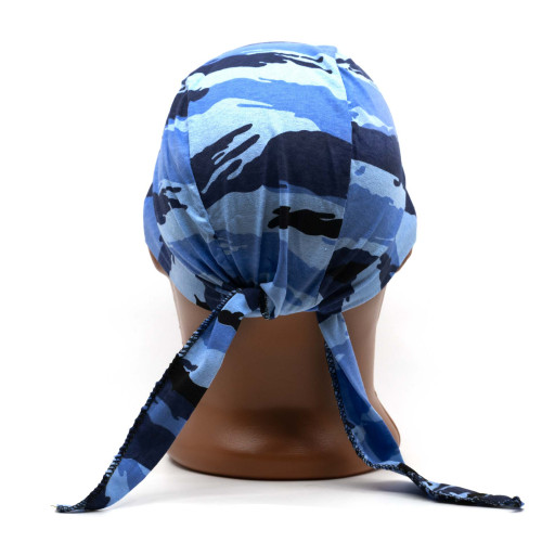 Бандана Стикхант Tactical BDU на завязках 100% Хлопок Мультикам (Синий)