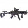 Приклад нетелескопический Fab Defense UAS-MP5 для MP5 с упором для щеки Чёрный