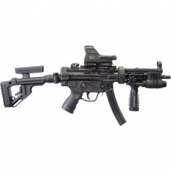 Приклад нетелескопический Fab Defense UAS-MP5 для MP5 с упором для щеки Чёрный