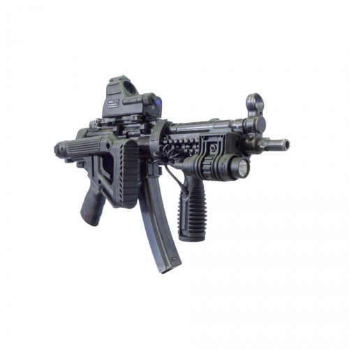 Приклад нетелескопический Fab Defense UAS-MP5 для MP5 с упором для щеки Чёрный