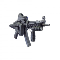 Приклад нетелескопический Fab Defense UAS-MP5 для MP5 с упором для щеки Чёрный