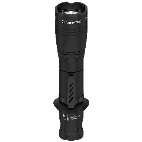 Фонарь тактический Armytek Dobermann Pro Magnet USB Свет - Тёплый | 1400 lm 363 м