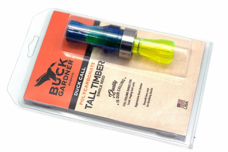 Манок духовой на утку крякву Buck Gardner Tall Timber TTP-BLU-FG Синий / Реактор
