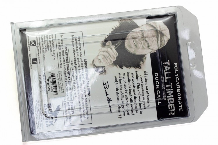 Манок духовой на утку крякву Buck Gardner Tall Timber TTP-BLU-FG Синий / Реактор