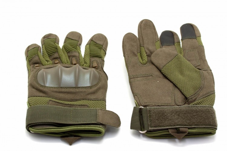 Перчатки тактические Стикхант Sniper полноразмерные I-Touch Хаки