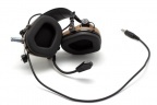 Наушники активные стрелковые Earmor ME5-CO-NOGEL c микрофоном и кабелем для тангенты 22-82 ДБ Койот