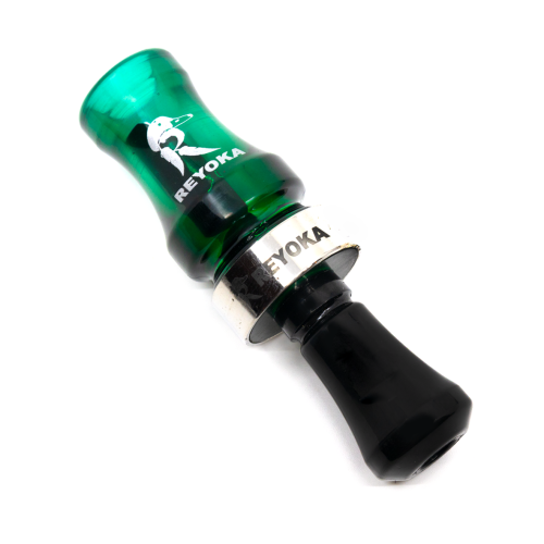 Манок духовой на утку крякву Reyoka Ordek Bir 1 лепесток Зелёный / Чёрный