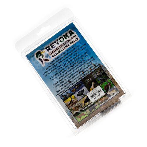 Манок духовой на утку крякву Reyoka Ordek Bir 1 лепесток Зелёный / Чёрный