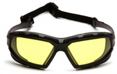 Очки баллистические тактические Pyramex Highlander-Plus SBG5030DT Anti-fog Жёлтые 89%