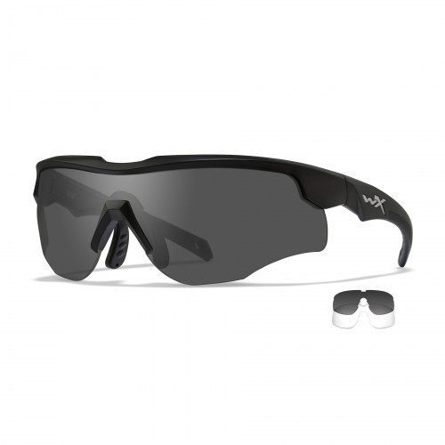 Очки баллистические стрелковые Wiley X Rogue 2801 ANTI-FOG Прозрачные 90%|Серые 15%