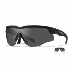 Очки баллистические стрелковые Wiley X Rogue 2801 ANTI-FOG Прозрачные 90%|Серые 15%