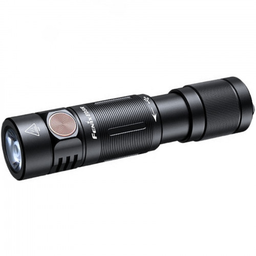 Фонарь-брелок Fenix E05R Свет - Белый (Холодный) 400 lm 64 м Чёрный