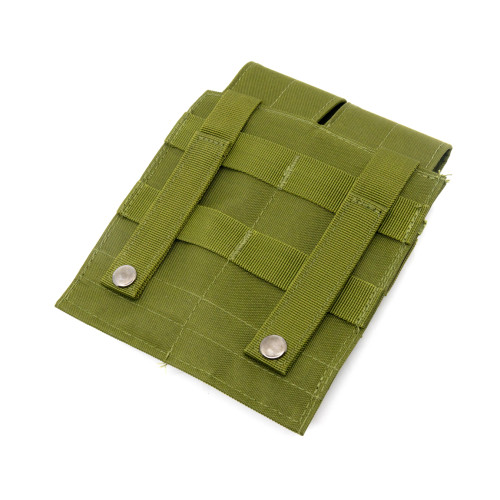 Подсумок поясной Rusforce Tactical Pouch Triple закрытый для 2-х магазинов АК Зелёный