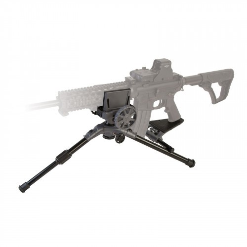 Опора телескопическая для оружия Caldwell Precision Turret 821400 для стрельбы 3 ноги 3 колена Черный