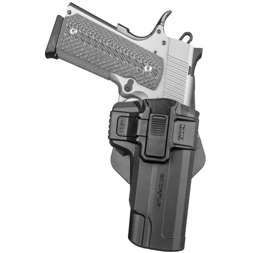 Кобура поворотная с кнопкой Fab Defense MX 1911SR SC-1911SRB для Colt 1911 Черная