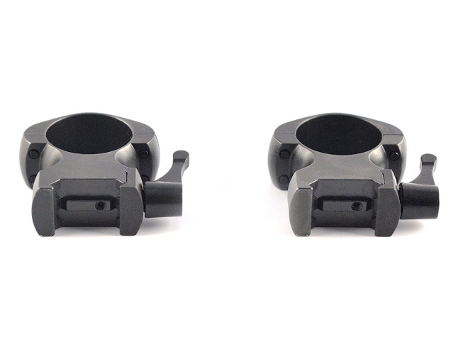Кольца Nikko Stirling Diamond QR, быстросъемные на Weaver, 25.4мм, высокие, 2 винта, сталь
